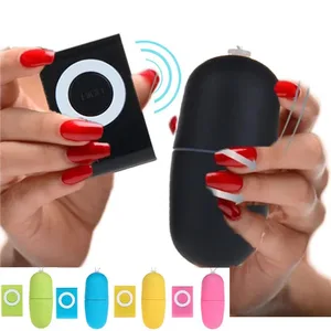 Candiway Funny Mp3 Shape 20 Models Remote Control Vibrating Jumping Egg Stimulate Sex Toys for Couple 1PC.