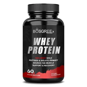 Molkenprotein-Kapseln – enthalten 6000 mg Protein – ausgewogene Muskelgesundheit stärken das Immunsystem und unterstützen die Erholung nach dem Training