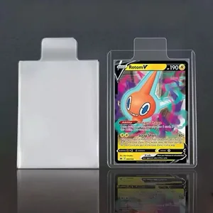 65*90mm 100kpl Bulge Games -korttilaukut Pokemon-korteille Läpinäkyvä pelisuoja Kaupankäyntikansio Kotelopidike Lasten Lelu Lahja