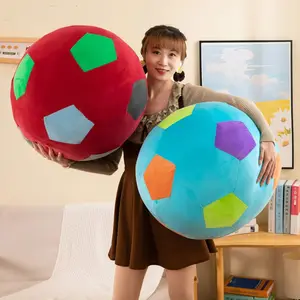 Creative Simulation Basketball High Quality Stuffed Sports Ball Stuffed 22cm Soft Football Pillow Girl Boy