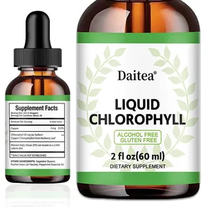 Giọt diệp lục lỏng - Chất chống oxy hóa Giải độc gan Hỗ trợ miễn dịch Collagen cho sức khỏe tóc và da - Vegan Non-GMO