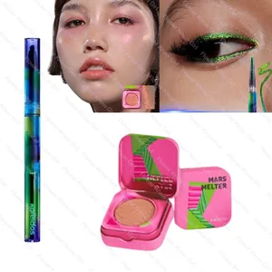 Kaleidos Chameleon Face Eye Makeup Set Gel Eyeliner Penna Chameleon Eyeshadow Highlighter Chrome Glitter Diamond Powder