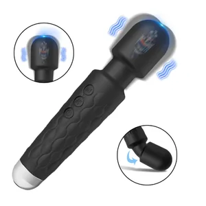 Potente vibratore da donna bacchetta magica USB ricaricabile massaggiatore impermeabile vibratore clitorideo punto G giocattolo del sesso adatto per adulti