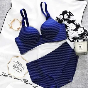 Ensemble Femme 2 kusy bez drátěných podprsenek a kalhotek Dívčí sexy souprava spodního prádla Dámské kalhotky Spodní prádlo Bralette Mujer Lenceria