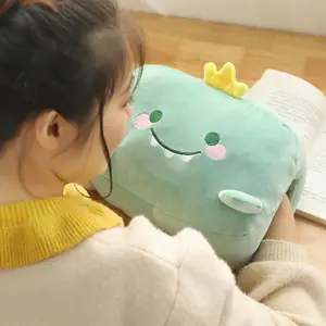 Creative Plush Toy Hand Warmer Plush Pillow Super Soft Keep Warm Office Nap Pillow Animal Cartoon Pillow Stuffed Toy Office