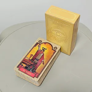 10,3*6 см Golden Waite Tarot испан тілі Español 78 дана Tarot карталары қалталы шығарылымы