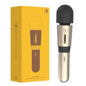 Leten Fulmine 3 Potente vibratore Testa grande Bacchetta magica AV Massaggiatore Capezzolo femminile Stimolatore del clitoride Giocattoli adulti del sesso per le donne