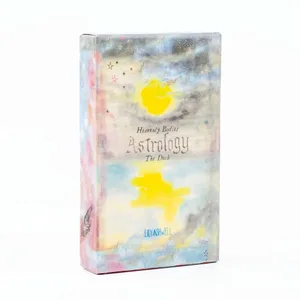 Аспан денелері астрологиясы 51-карта палубасы Fate болжау Tarot карталары FortuneTelling Party тақта ойыны Oracle жиынтығы 10,4 x 6,1CM