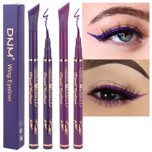 12 väriä Matta Nestemäinen Eyeliner Kynä Musta Purppura Meikki Vedenpitävä Nopeasti Kuivuva Sileä Ultraohut Silmänrajaaja Wing Tips Kosmeettinen