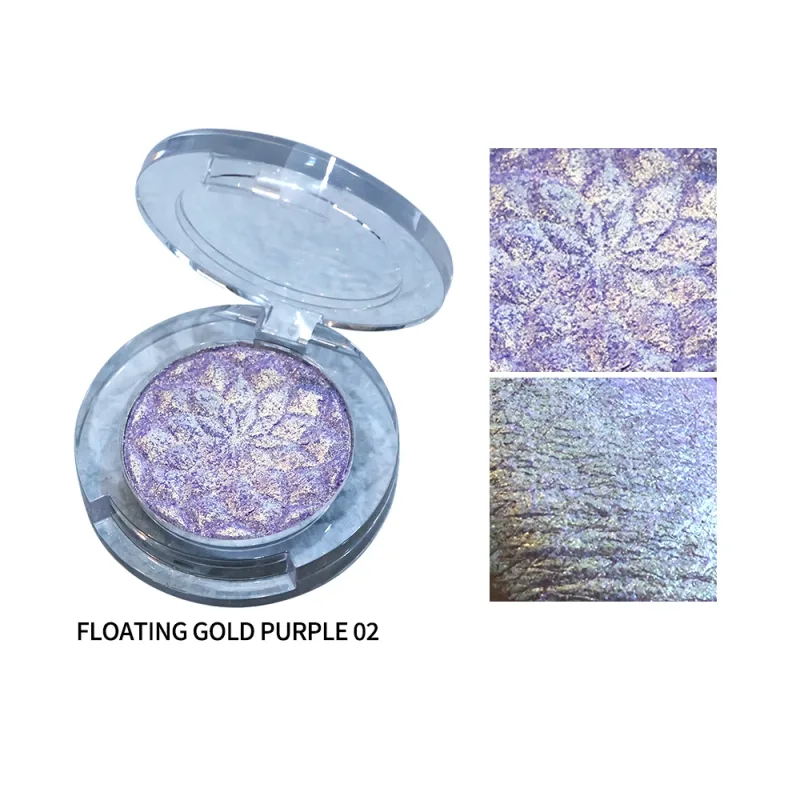 Chameleon Eye Palette Eyeshadow Palette - Anpassningsbar Duochrome Pressed Eyeshadow Set Glitter Infused Pearlescent Finish Pri
