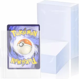 200 Pack Penny Card Sleeves - Läpinäkyvät Kaupankäynnin Keräily Suojalaukku Teline Peli Pokemon Tcg Yugioh Baseball Urheilukortti