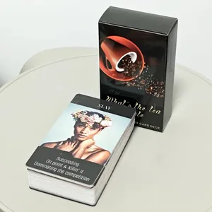 10,3 * 6 см Шай жағдайлары қандай Oracle палубасы 78 дана карталары Tarot