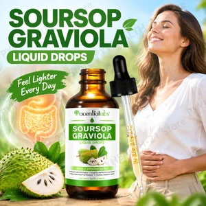 AcentiLabs Graviola Graviola Gotas Líquidas Vitamina C Suporta Saúde Digestiva Sistema Imunológico Defesa Radical Livre 60ml para Adultos
