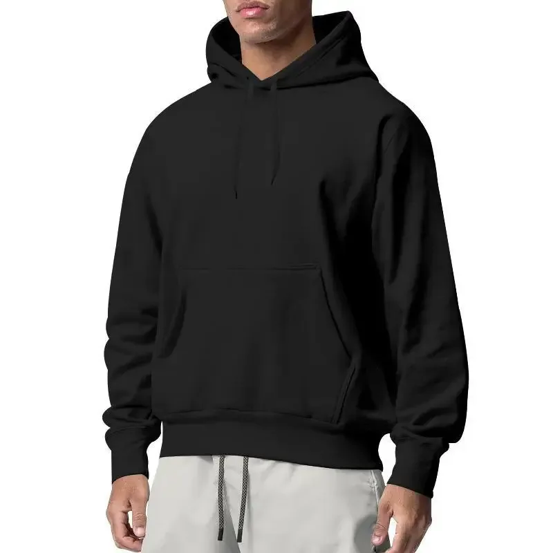Nová pánská móda 2026 Harajuku Mikiny s kapucí Běžné Univerzální Pulovry Pánské Streetwear Podzim Zima Fleece Teplé Mikiny