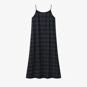 AS AW26 – robe à carreaux à la mode, cardigan en tricot à larges côtes, haut à col montant, vêtements pour femmes