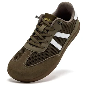 Mga Babaeng Lalaking Malapad na Lapad na Mesh na Sapatos Na Adjustable Slip On Sneakers Casual Retro Walking Shoes para sa Unisex