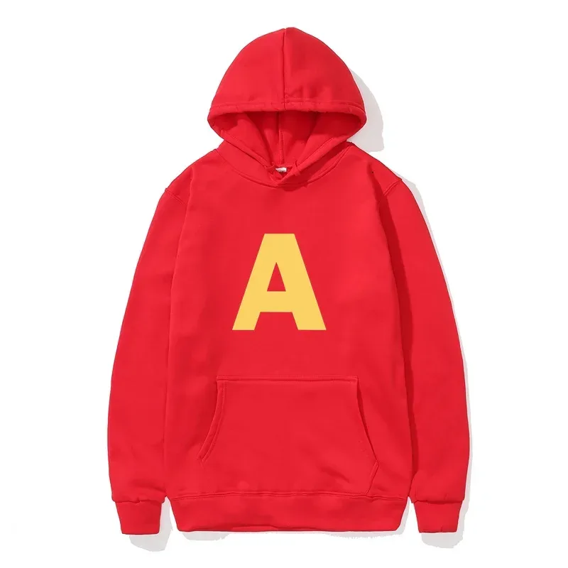 Alvin et les Chipmunks_ The Squeakquel's Pullover Woman Manfashion Sweat-shirt à épaules tombantes disponible pour le sweat à capuche Best Friend