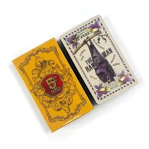 5 Cent ไพ่ทาโรต์ 78 ชิ้น Vintage Retro Tarot Deck Divination Borad การ์ดเกมเกมสำหรับอ่านไพ่ทาโรต์เริ่มต้น