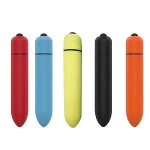 Mini Bullet Vibrator Sex Toys Sexy Toys Sexual Toys For Women Adult Toys Vibrators - 1/10 Frequency (Without Battery)