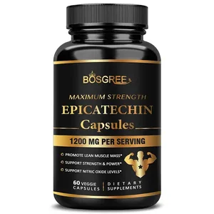 Epicatechin-Kapseln – Proteinsynthese, Unterstützung sportlicher Leistungsfähigkeit und Muskelmasse – Nahrungsergänzungsmittel mit Carnosin-Inhibitoren