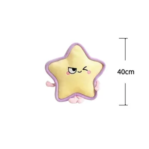 Five Pointed Star Plush Pillow 40/60cm Stuffed Cushion Squishy Sofa Cushion Adorably Home Decor Toys Creative Birthday Gifts