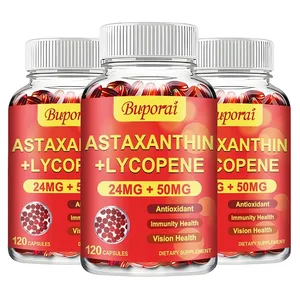 Astaxanthin + Lykopen měkké gely - Antioxidant podporuje srdce, oči, kůži a zdraví prostaty, zlepšuje imunitní funkce
