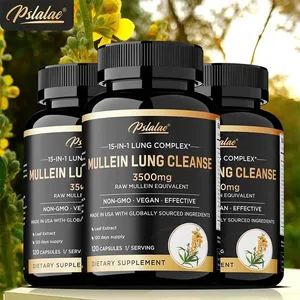 Mullein Lungrengöring - Lungrensning Lunghälsa Immunitet - Rökarens andningstillskott Vegetariska kapslar