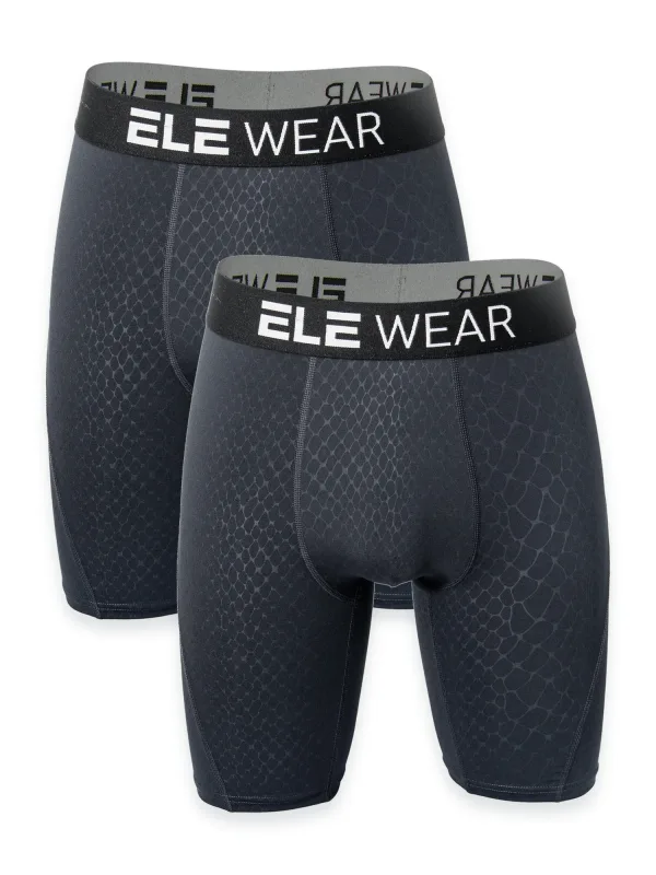 2pcs 남자 속옷 통기성 망 Boxershorts 남자 팬티 속옷 플러스 크기 패션 복서 간략한