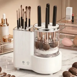 3 em 1 máquina de limpeza de escova de maquiagem elétrica escova de maquiagem ferramenta de secador de limpeza automática para todos os tamanhos pincéis de beleza secagem rápida