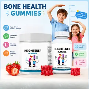 Kapsle pro zdraví kostí Gummies Přírodní doplněk pro růst výšky pro děti, dospívající a dospělé pro zvýšení pevnosti kostí 60 kapslí