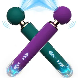 Potenti vibratori con bacchetta magica Av per le donne 3in1 giocattoli sessuali Telescopico Dildo G Spot stimolatore toccando clitoride ventosa e massaggiatore