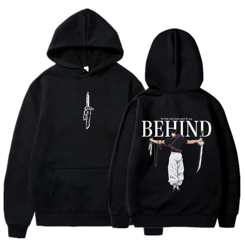 Jujutsu Kaisen Anime Hoodies Männer Frauen Fushiguro Toji Manga Kapuzenpullover Gothic Sweatshirts Hip Hop Streetwear Herrenbekleidung