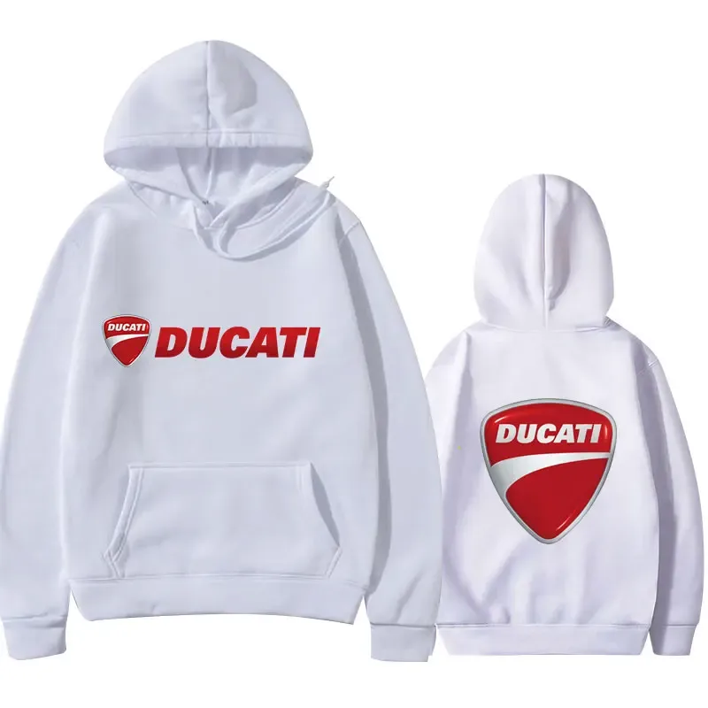 2026 DUCATIรถจักรยานยนต์Hoodiesเสื้อกีฬากลางแจ้งMotogpขี่จักรยานAll-Seasonพัดลมชุดชายเสื้อผ้าสตรี