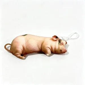 Hot Sale Realistic Sleeping Pig Plush Toy Stuffed Doll Soft Fluffy Animal Pillow Decor Regalo Para sa Home Bedroom