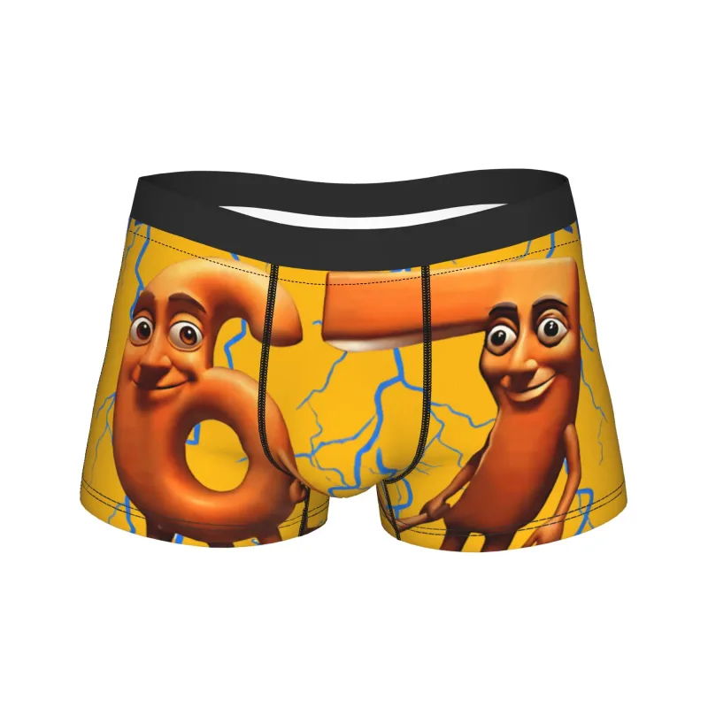 Funny Sixty Seven Brainrot Italian Underwear Print Trunk Quality Male Panties Breathable Boxer Brief Gift