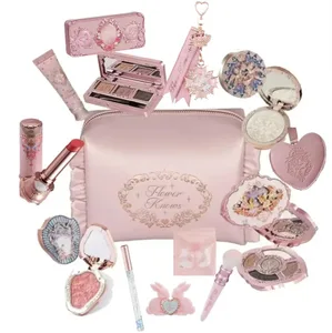 Set de machiaj Flower Knows Midsummer Fairytales Flowerknows Foundation Little Angel Highlight Strawberry Rococo Lip Glaze 11 buc Kit
