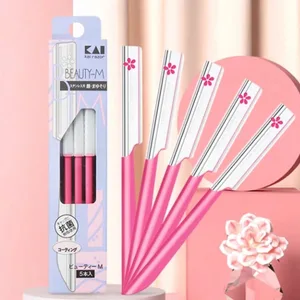 5pcs Compact And Exquisite Beipin Professional Eyebrow Trimmer Sharp Blade For Smooth And Clean Grooming