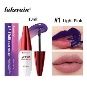 Lip Stain Peel Off Matta huulipuna huulipunalle 24 tunnin vedenkestävät huulipunat Ilmainen toimitus halpa huulikiilto meikkimuste