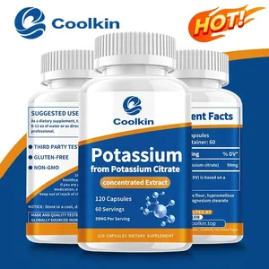 سیترات پتاسیم طبیعی - از تعادل الکترولیت و PH معمولی غیر GMO و مکمل پتاسیم قابل جذب بدون گلوتن پشتیبانی می کند